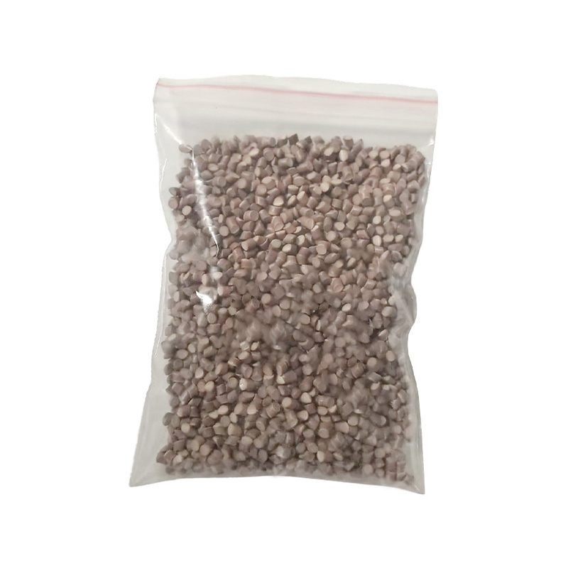 How do plastic granules balance flexibility and structural strength in the inner and outer layers of electrical wires?
